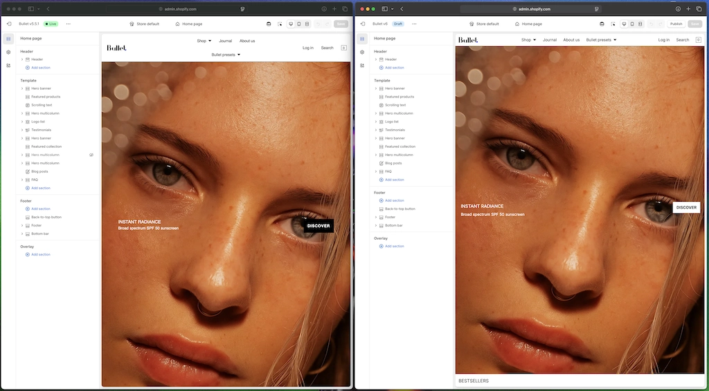 Browser split